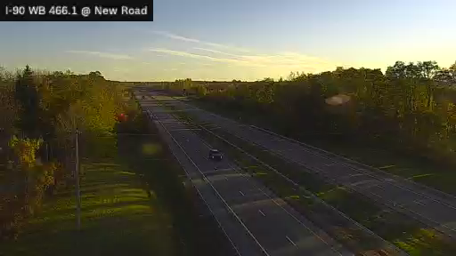 I-90 MP 466.1 WB At New Road live camera view