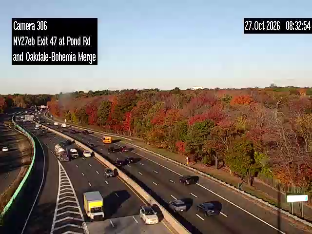 NY27 at Oakdale Merge - Camera1 live camera view