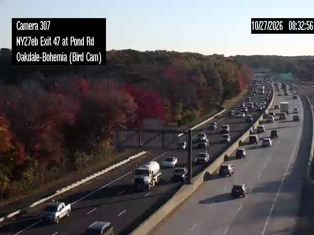 NY27 at Oakdale Merge - Camera2 live camera view