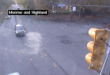 Monroe Ave at Highland Ave live camera view
