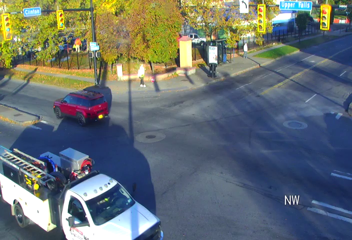 Clinton Ave at Upper Falls Blvd live camera view