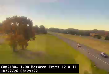 I-90 Westbound at Schodack Text Area live camera view