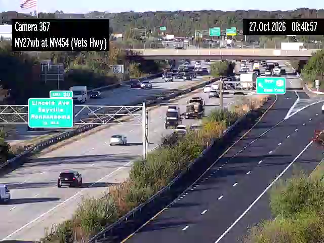 NY27 at Vets Hwy live camera view