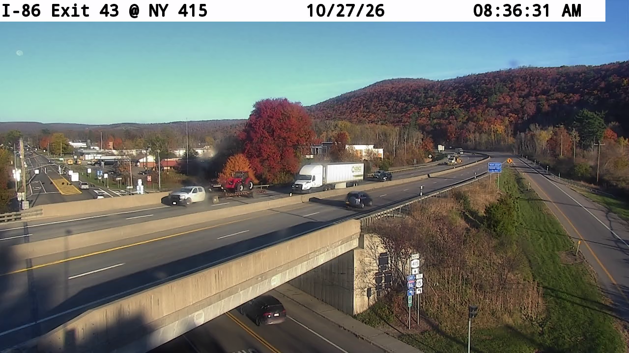 I-86 Exit 43 @ NY 415 live camera view