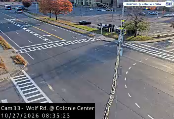 Wolf Rd South at Colonie Center live camera view