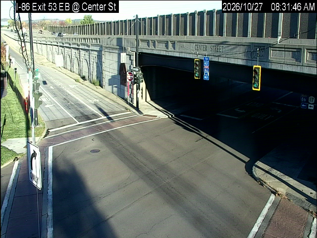 I-86 Exit 53 Eastbound (Fairport Ln) at Center St live camera view