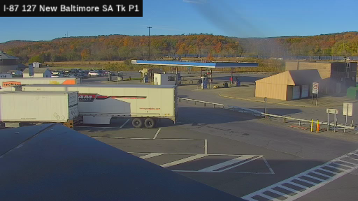 I-87 MP 127.10 SB New Baltimore Service Area Truck Park 1 live camera view
