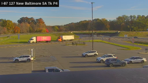 I-87 MP 127.10 SB New Baltimore Service Area Truck Park 4 live camera view