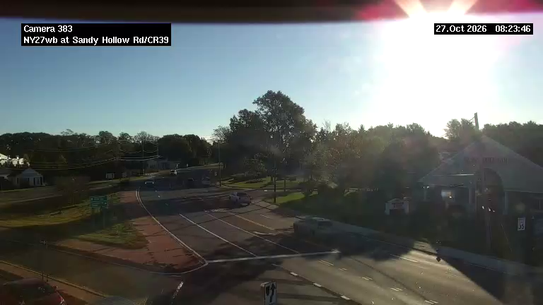 NY27 at Sandy Hollow Road (CR52) live camera view