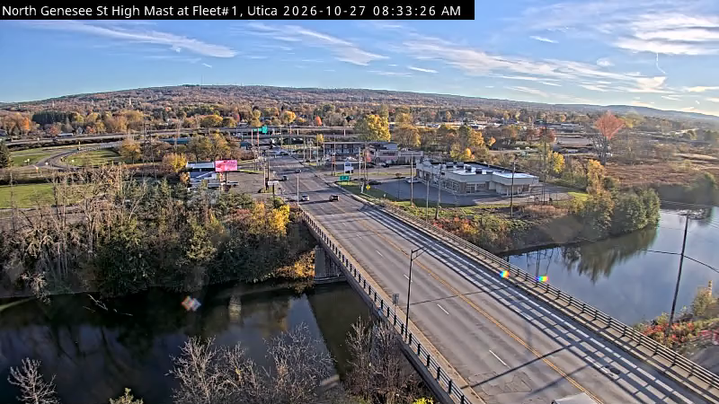 North Genesee St High Mast at Fleet#1 live camera view