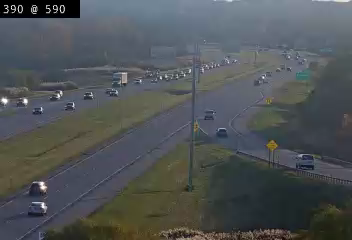 I-590 Off Ramp at I-390 live camera view