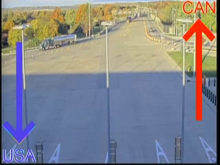 I-190 (Niagara Expy) at US Toll Plaza live camera view