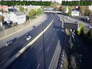 I-287 WB West of Exit 7 Westchester Mall MM 4.75 live camera view