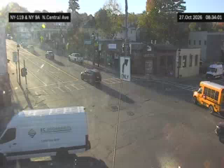 NY-119 and Ny-9A North Central Ave MM 9.30 live camera view