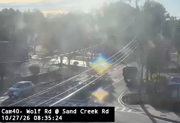 Wolf Rd at Sand Creek Rd live camera view