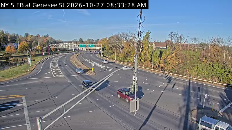 NY 5 EB at Genesee St live camera view