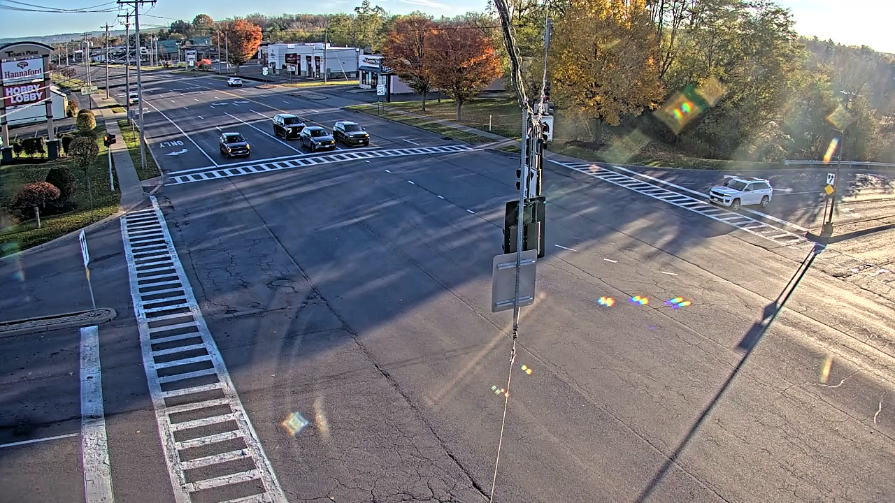 NY 5A WB at Hannaford Driveway live camera view