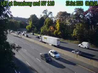 I-287 WB at Broadway Overpass MM 12.87 live camera view