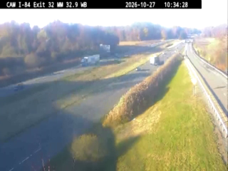 I84 WB at Ex32 MM 32.9 live camera view