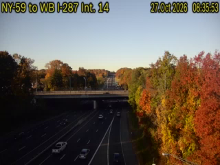 NY-59 WB at I-287 Exit 14 Ent Rmp MM 18.47 live camera view