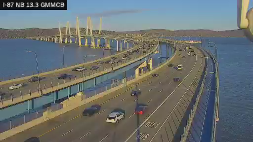I-87 MP 13.30 NB Gov. Mario M. Cuomo Bridge live camera view