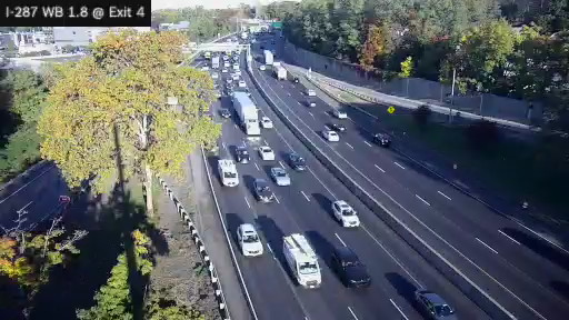I-287 MP 1.80 WB at Interchange 4 (Knollwood Road) live camera view