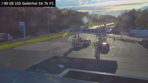 I-90 MP 153.00 EB Guilderland Service Area Truck Park 1 live camera view