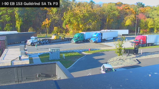 I-90 MP 153.00 EB Guilderland Service Area Truck Park 3 live camera view