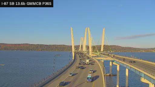 I-87 MP 13.60b SB Gov. Mario M. Cuomo Bridge View 2 live camera view
