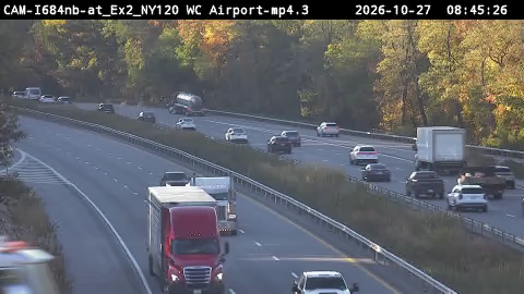 At I-684 at Exit 2 NY120 Westchester County Airport live camera view