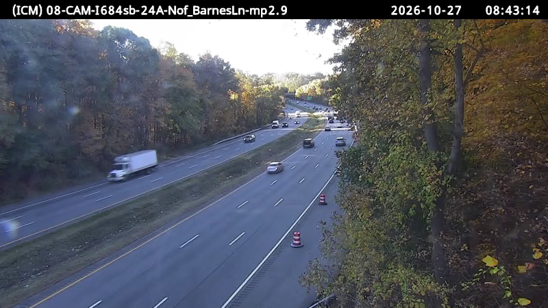 I684 SB North of Barn Lane MM 2.9 live camera view