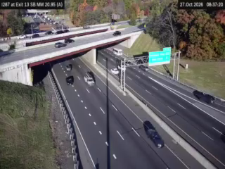 I-287 at Exit 13 SB MM 20.95 (A) live camera view