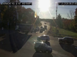 I287 WB at Exit 14 at Airmont Rd MM 27.6 live camera view