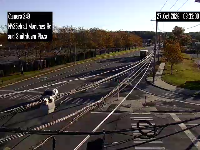 NY 25 Eastbound at Moriches Road live camera view