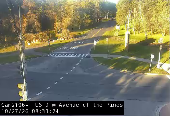US 9 at Avenue of the Pines live camera view