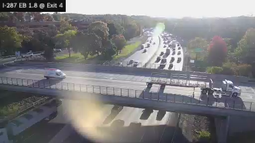 I-287 MP 1.80 EB at Interchange 4 (Knollwood Road) live camera view