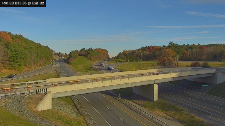 I-90 MP 15.05 EB Berkshire Connector at Interchange B2 (Taconic State Parkway) live camera view
