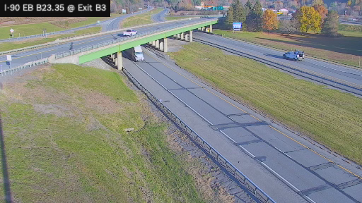 I-90 MP 23.35 EB Berkshire Connector at Interchange B3 (Austerlitz/New Lebanon) live camera view
