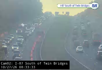 I-87 South of Mohawk River (Twin Bridges) live camera view