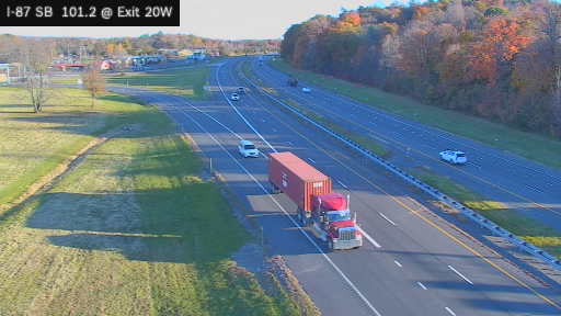 I-87 MP 101.20 SB at Interchange 20 (Saugerties) live camera view