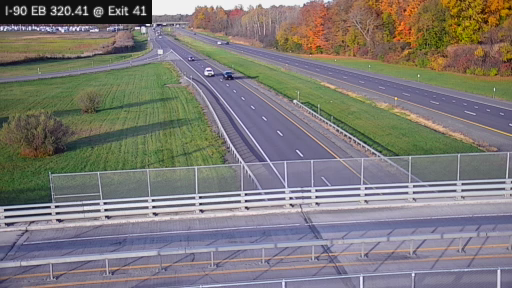 I-90 MP 320.41 EB at Interchange 41 (Waterloo) live camera view