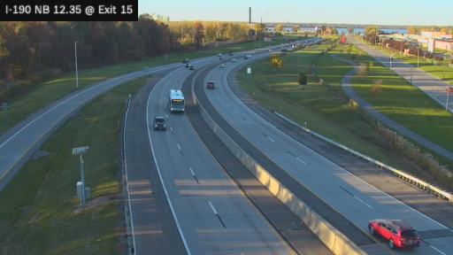 I-190 MP 12.35 NB at Interchange 15 (Sheridan Drive) live camera view