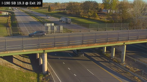 I-190 MP 19.30 SB at Interchange 20 (Long Road) live camera view