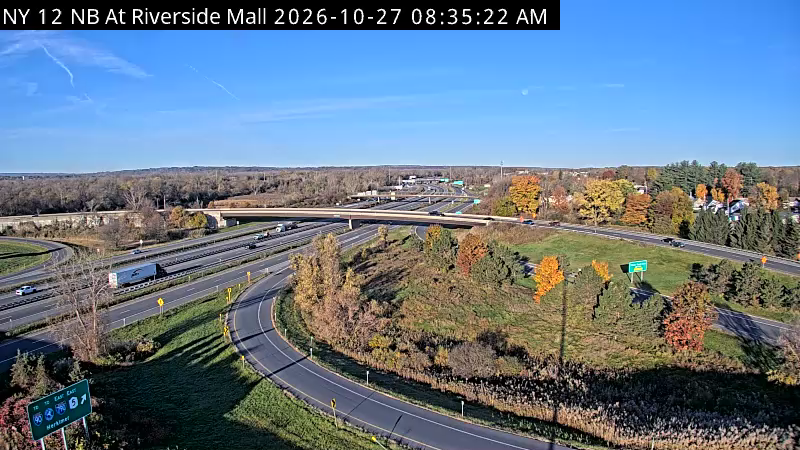 NY 12 NB At Riverside Mall, Utica live camera view