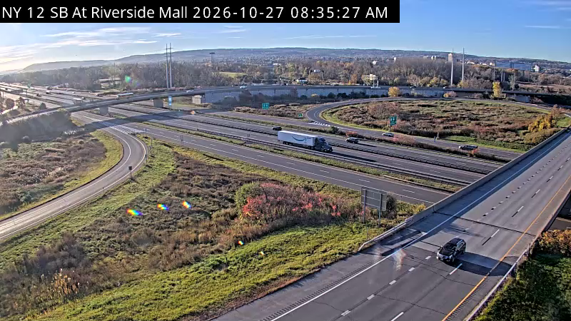 NY 12 SB At Riverside Mall, Utica live camera view