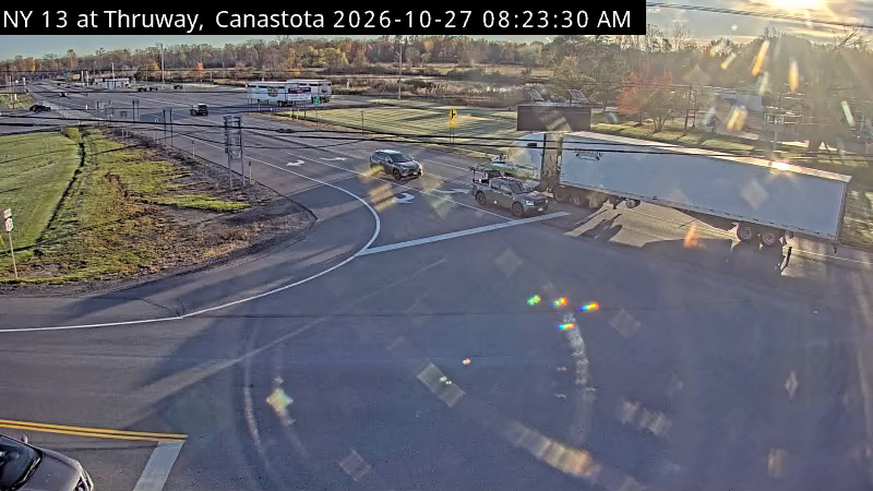 NY 13 at Thruway, Canastota live camera view