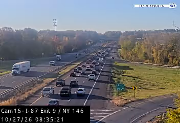 I-87 at Exit 9 NY 146 (Clifton Park) live camera view