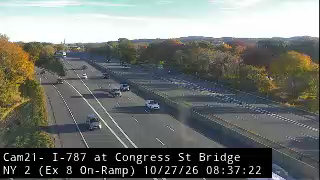 I-787 at Congress Street Bridge (NY 2) live camera view