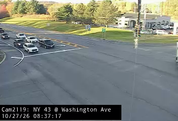 NY 43 at Washington Avenue live camera view