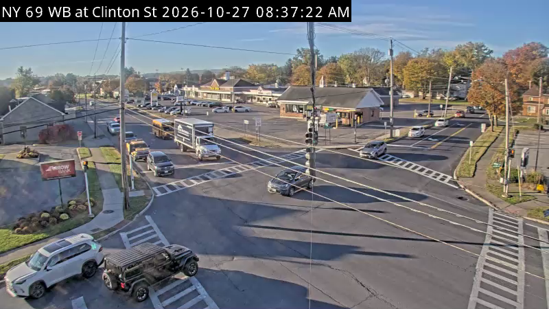 NY 69 WB at Clinton St live camera view